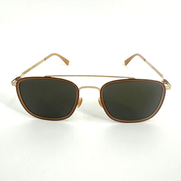 Mykita Men's Gold Brown Jeppe 6U79 Eyewear Sunglasses - Picture 2 of 10